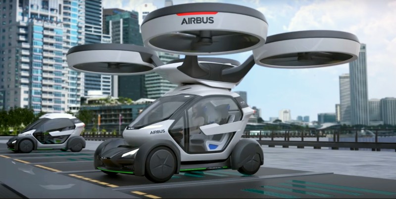 airbus repülő autó koncepció